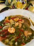 Vietnamese Sour Shrimp Soup (Canh Chua Tôm)