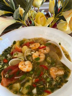 Hình của món Canh chua tôm.