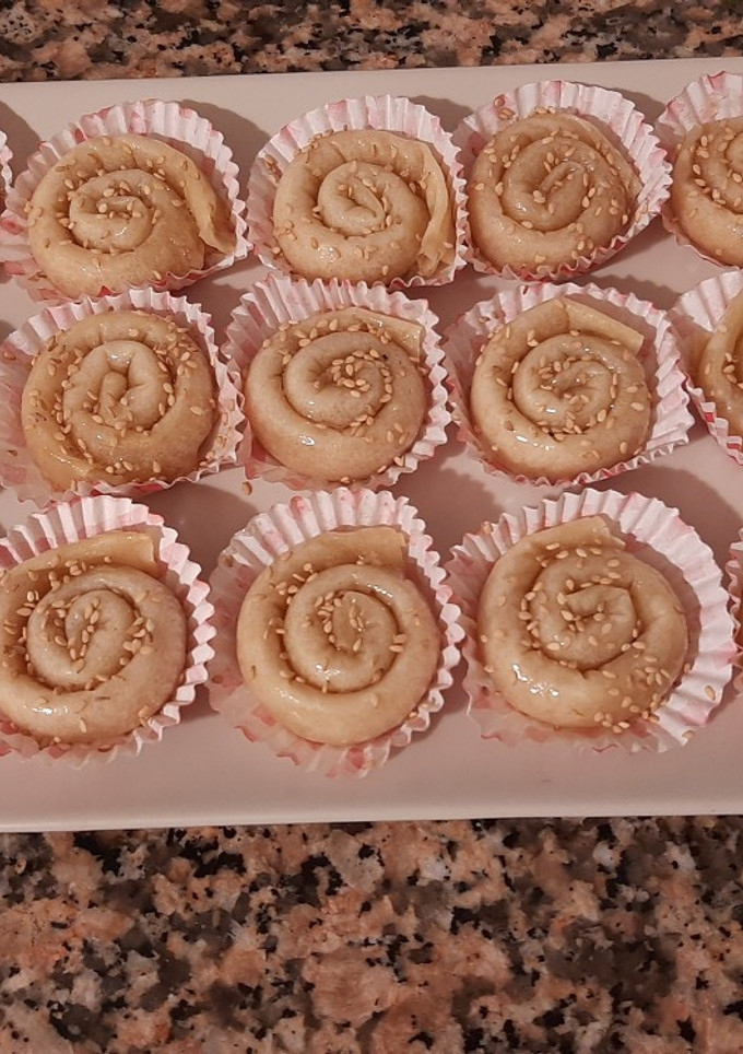 Una foto de Dulces de almendras con miel