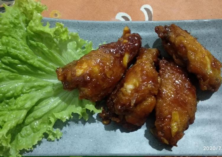 Resep Korean Style Spicy Chiken Wing Yang Nikmat