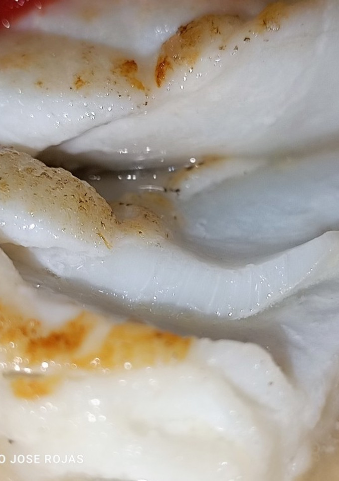 Una foto de Lomito de Skrei, en puré de coliflor