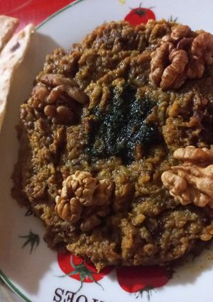 عکسی از دستور خوراک بادمجان