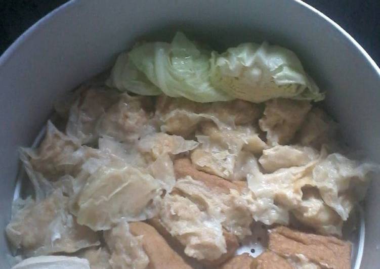 Resep masakan Siomay Ayam(kulit lumpia) | Cara Membuat Siomay Ayam(kulit lumpia) Yang Enak Dan Mudah