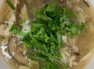 Hình của món Súp vi cá.