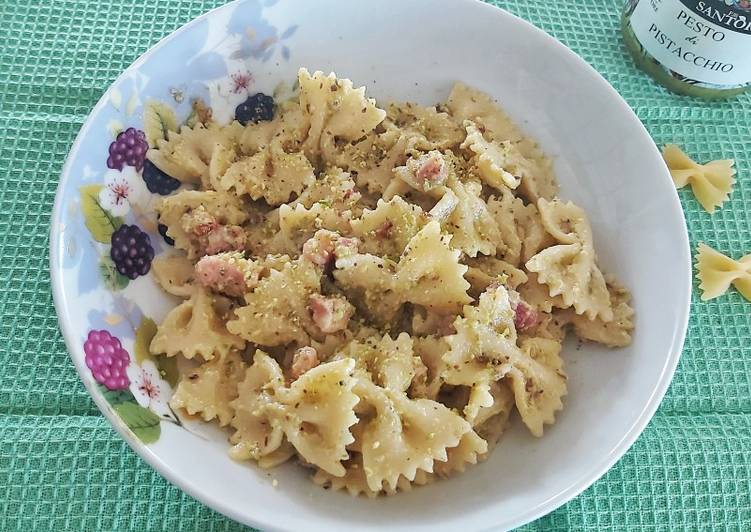 Farfalle al pistacchio