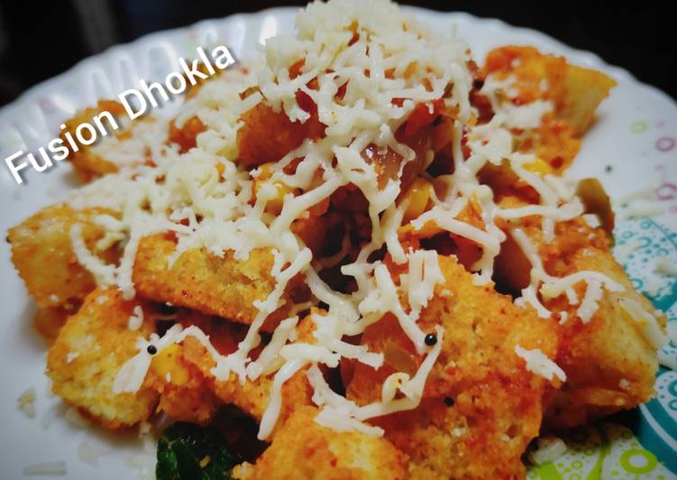 Simple Way to Prepare Delicious Fusion Dhokla