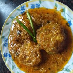 A picture of Lauki in stuffed kofta style.