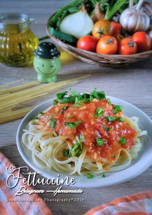 Foto resep Fettuccine Bolognese HomeMade