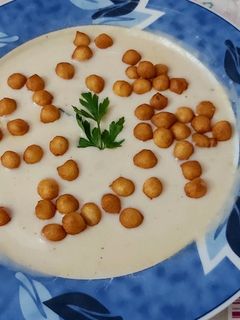 Sajtos - tejszínes fokhagymakrémleves 🧀🧄🥣 recept fotója