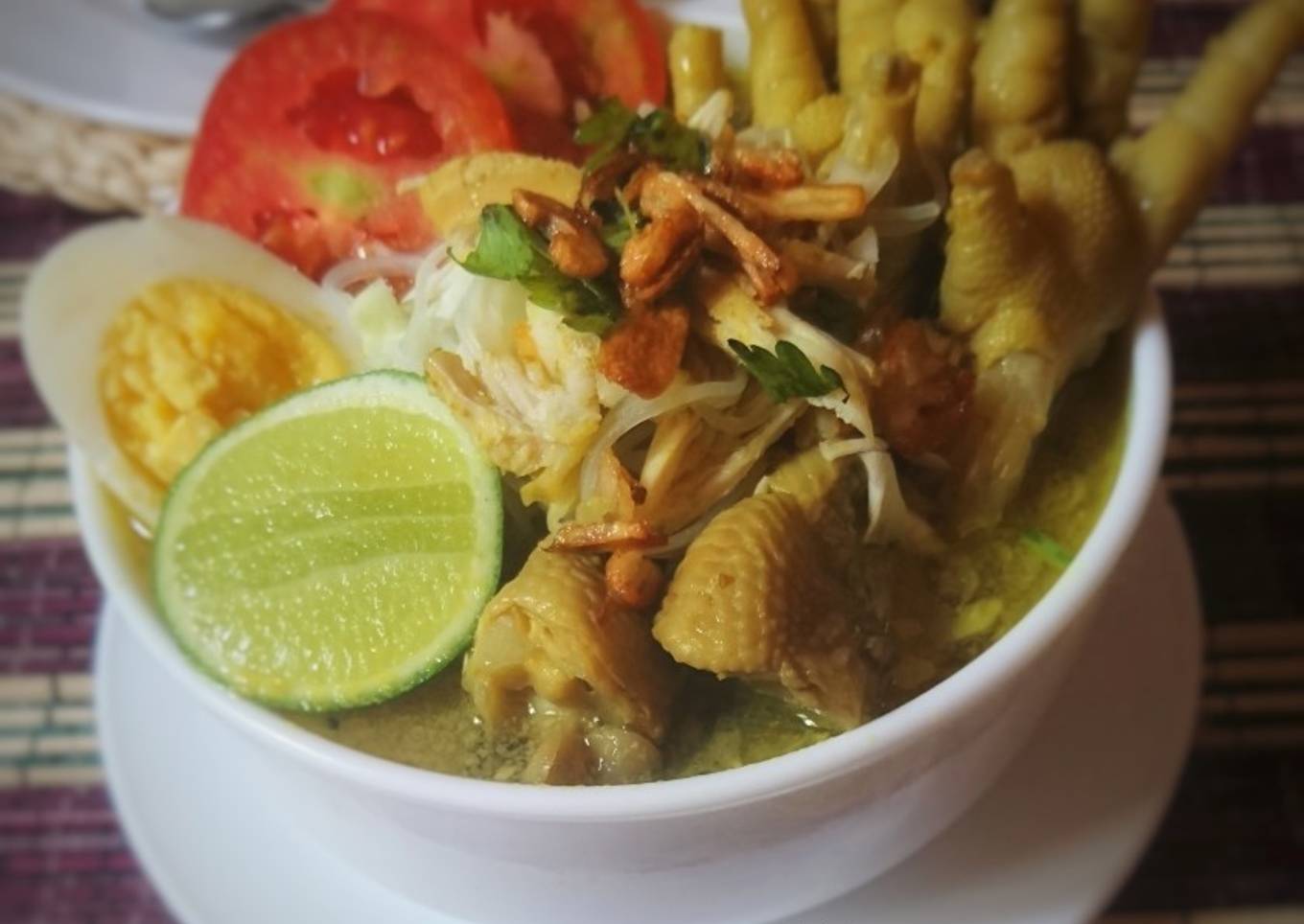 Soto Ayam + Ceker