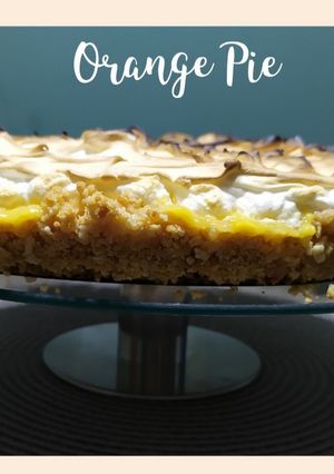 Una foto de Orange Pie / Tarta de naranja