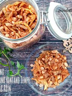 Foto resep Kering Kacang Kentang Tempe Pedas Asin