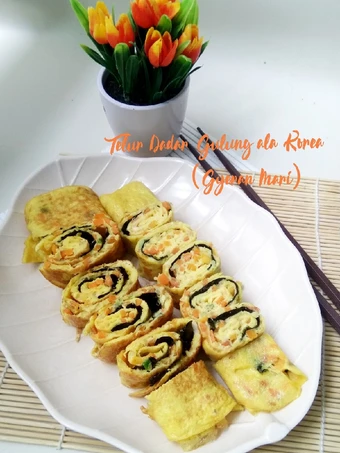 Langkah Gampang Membikin Resep Telur Dadar Gulung ala Korea(Gyeran Mari) yang Bikin Ngiler Anti Ribet, Menggugah Selera