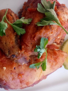 A picture of Oven grilled chicken.