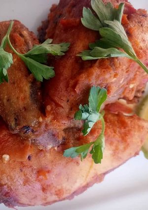 A picture of Oven grilled chicken.