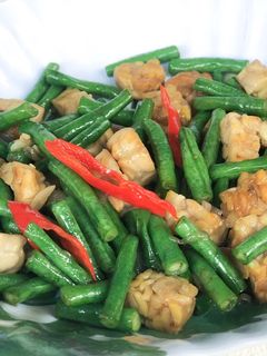 Foto resep Tumis Tempe Kacang Panjang
