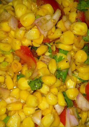 कॉर्न चाट (Corn chaat recipe in hindi) रेसिपी मुख्य फोटो