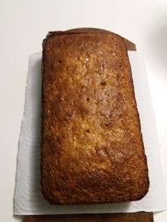Una foto de Budín de avena y nueces a la naranja