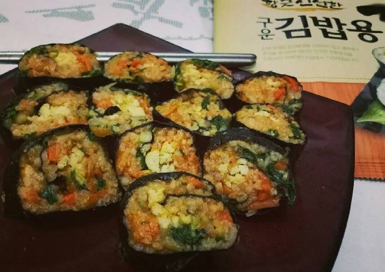 Bumbu Kimbap Isi Bibimbap | Cara Bikin Kimbap Isi Bibimbap Yang Bikin Ngiler
