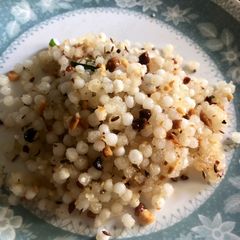 A picture of Sabudana khichdi.
