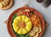 Gambar nasi kuning tanpa santan