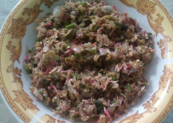 Sambal Unji penggugah selera