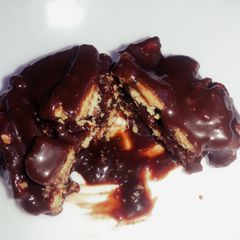 A picture of Chocolate biscuit 'cup' cake.