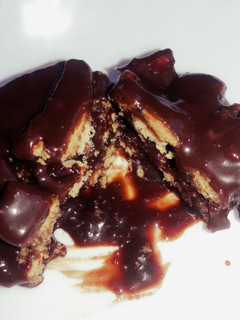 A picture of Chocolate biscuit 'cup' cake.