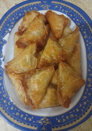 صورة لوصفة مثلثات الجلاش