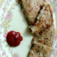 A picture of Cheese parantha.