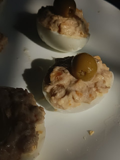Una foto de Huevos rellenos