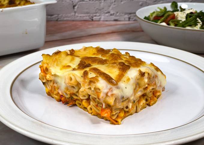 Steps to Prepare Award-winning Pastitsio with Vegetables