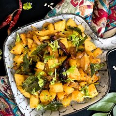 A picture of Green Papaya Curry - South Indian Style.
