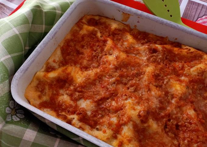 Lasagna classica al ragù di carne