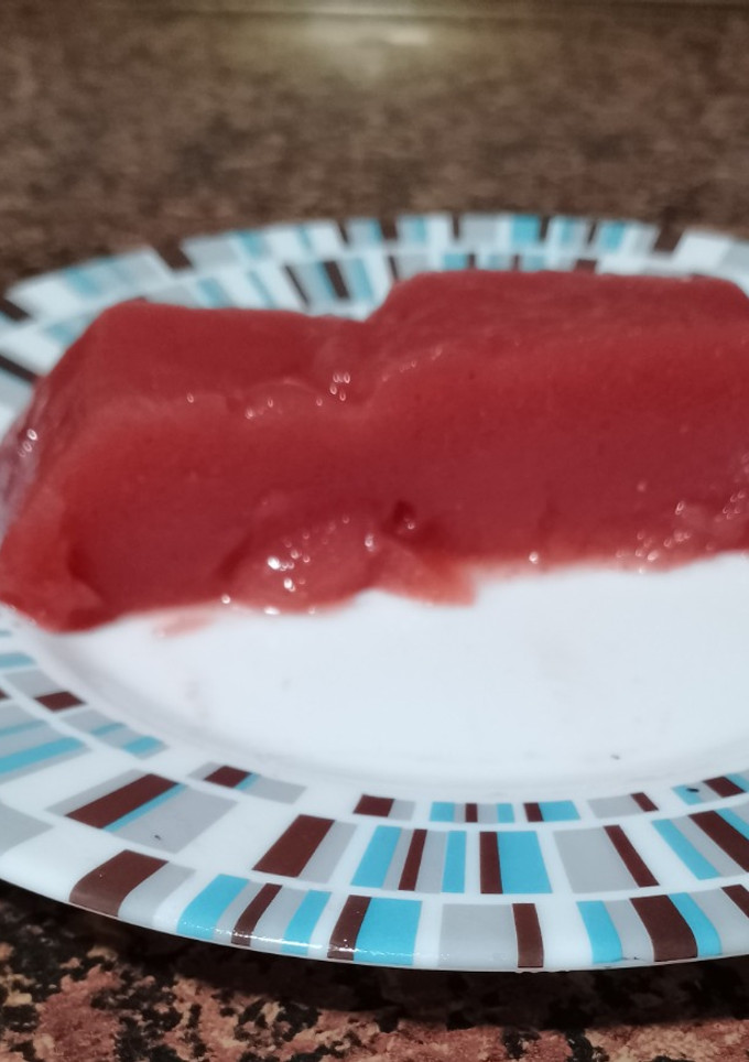 Una foto de Gelatina de Fresa
