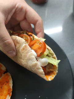 Una foto de Kebab saludable
