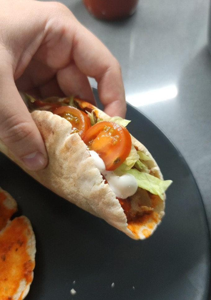 Una foto de Kebab saludable