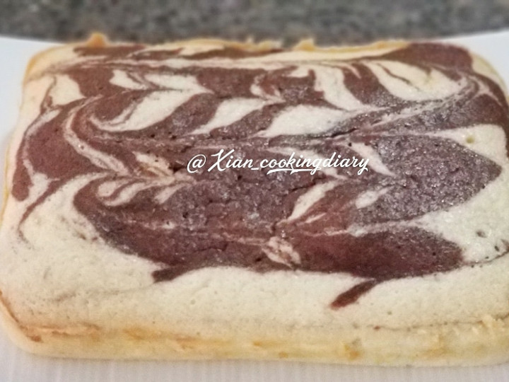 Cara Bikin Zebra Cake putih telur Praktis