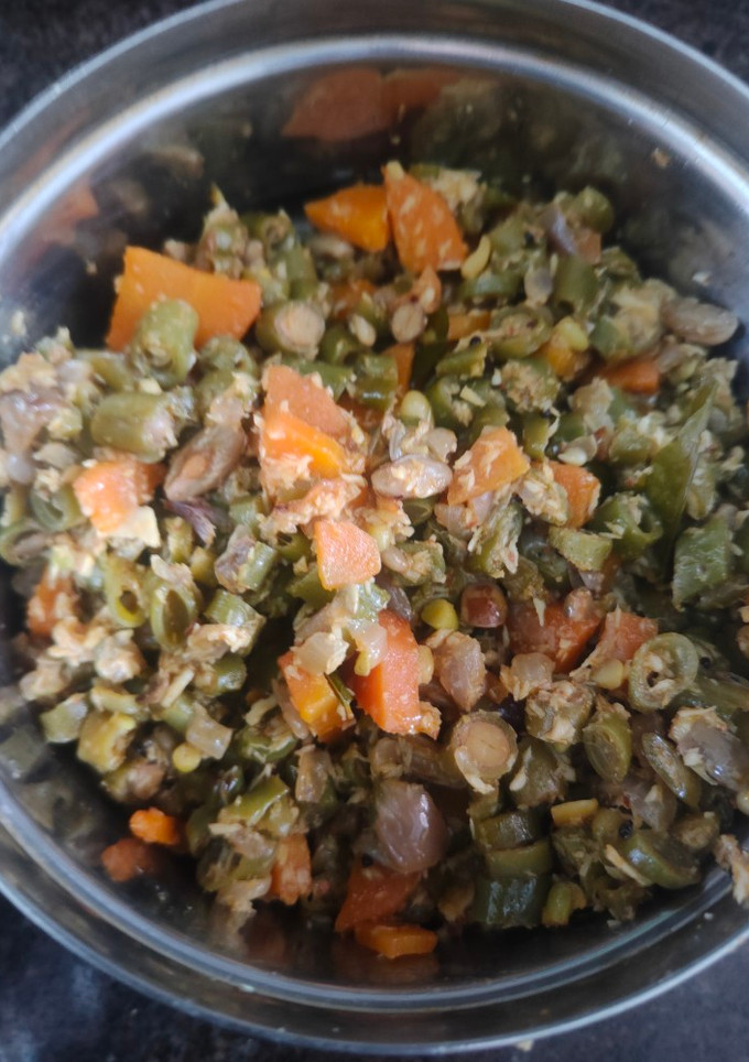 கேரட் பீன்ஸ் பொரியல் செய்முறை முக்கிய புகைப்படம்