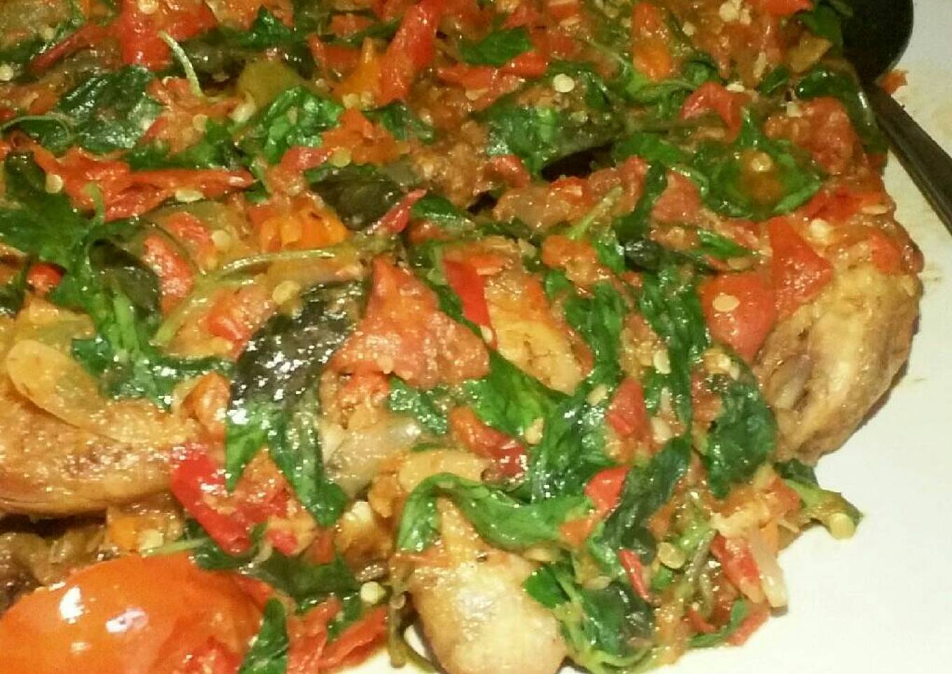 Ayam Penyet Daun Kemangi