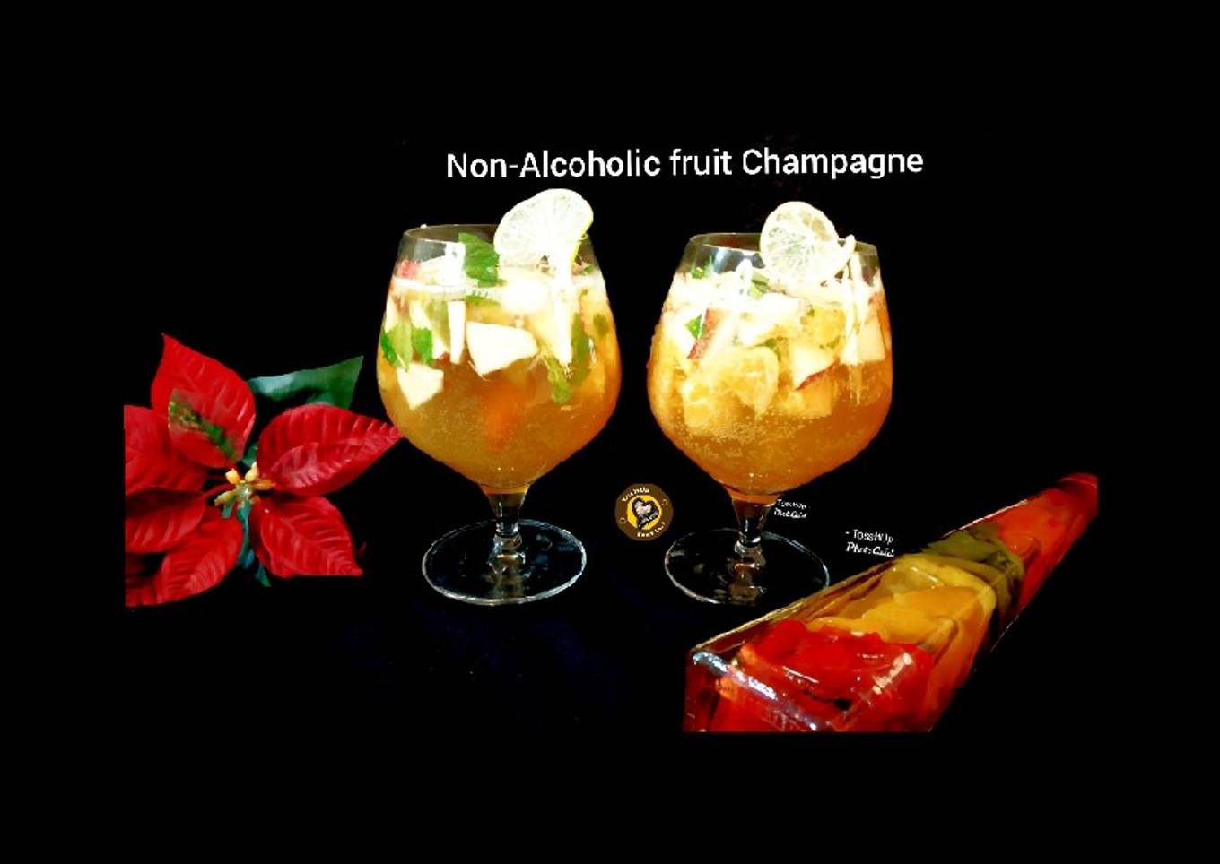 Non Alcoholic fruit Champagne