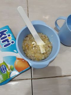 Foto resep Bubur wortel tempe simple Mpasi+😉