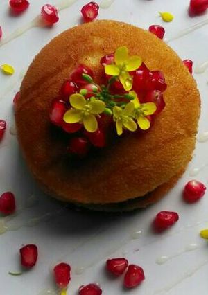 Foto resep Pancake madu dan delima