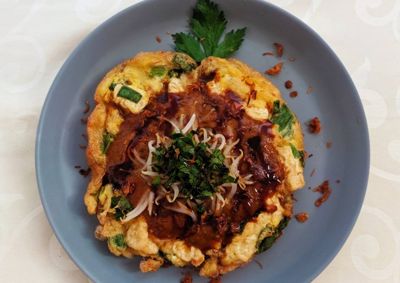 Tahu Telur Bumbu Pecel