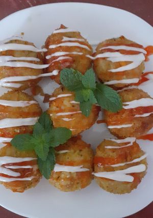 Foto resep Bola-bola nasi isi telur puyuh