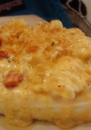 Una foto de Pasta 4 quesos