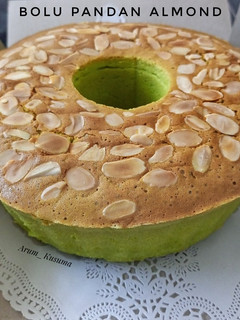 Foto resep Bolu Pandan Almond
