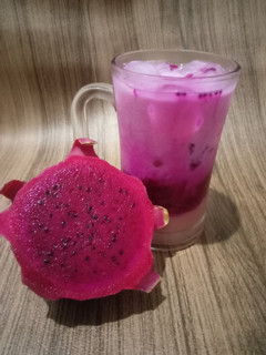 Foto resep Es Buah Naga Kocok
