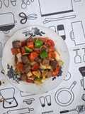 Saikoro paprika tumis