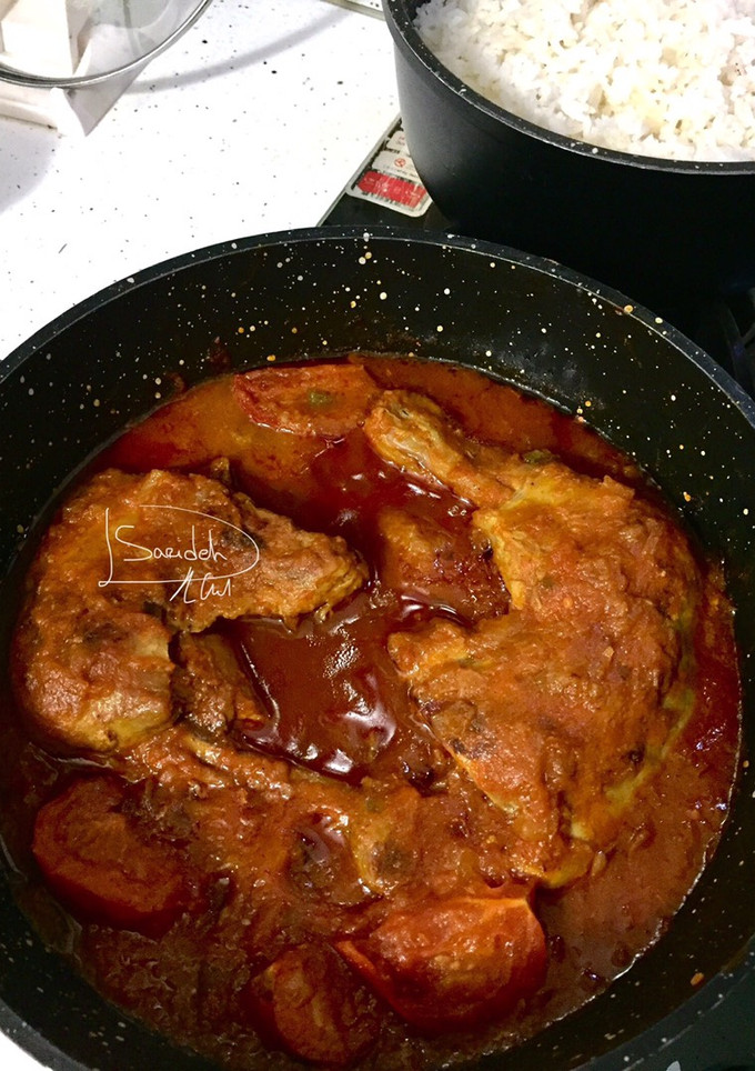عکسی از دستور خورشت مرغ با پوره کدو حلوایی